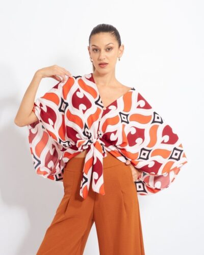Blusa 3 botones print